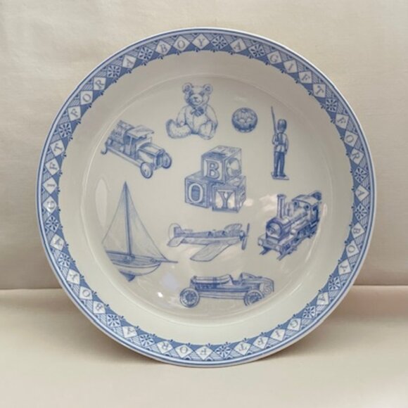 Queen's Bone China Baby Boy Bowl - Picture 1 of 8